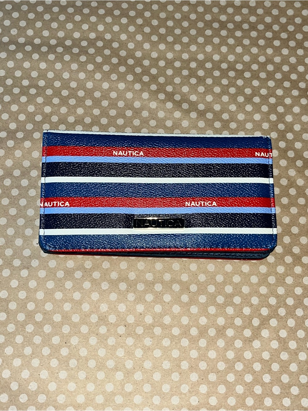 Nautica Multicolor Striped Wallet